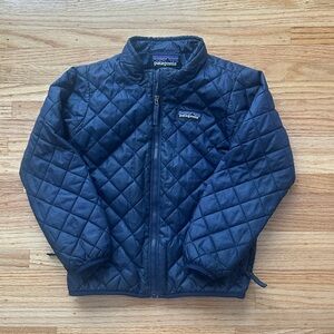 Patagonia Nano Puff navy blue jacket (5T)